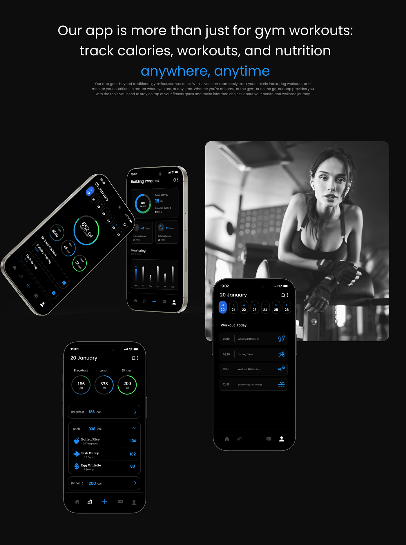 fitness app Mobile app UI/UX Figma ui design ux/ui user interface app design user experience UX design