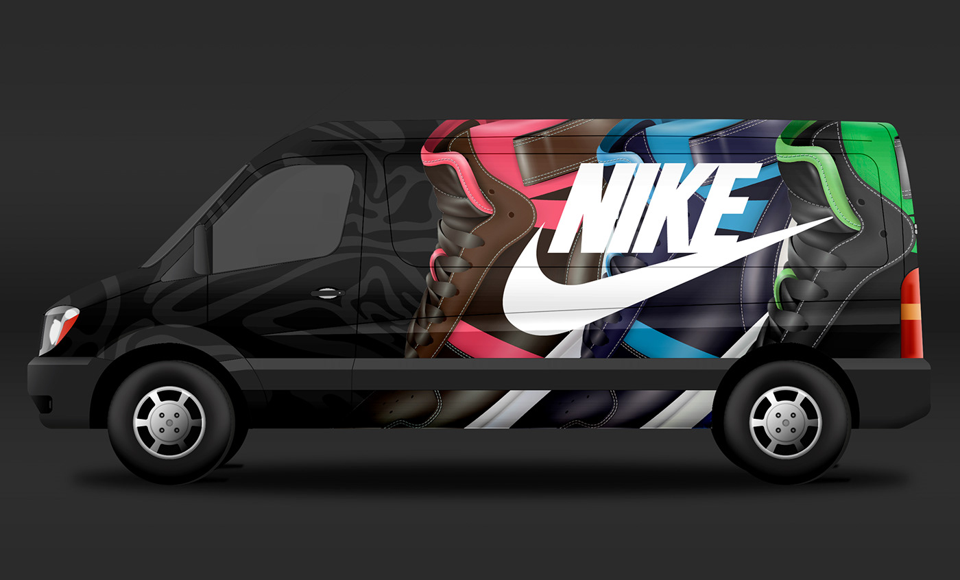 Nike Vehicle Branding