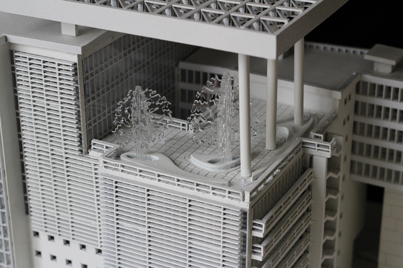 3ds max corona render  design concreat architecture model maket fabrication
