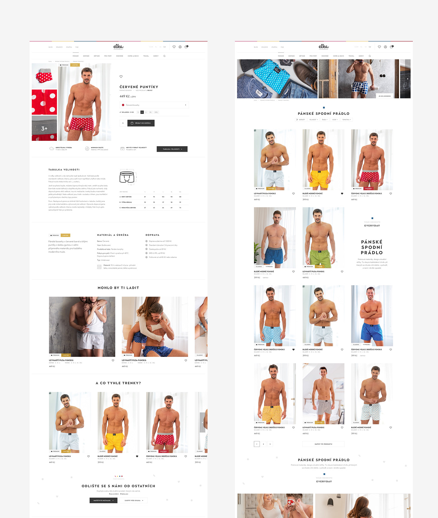 clothes Fashion  Online shop UI Website Ecommerce user interface Webdesign Web