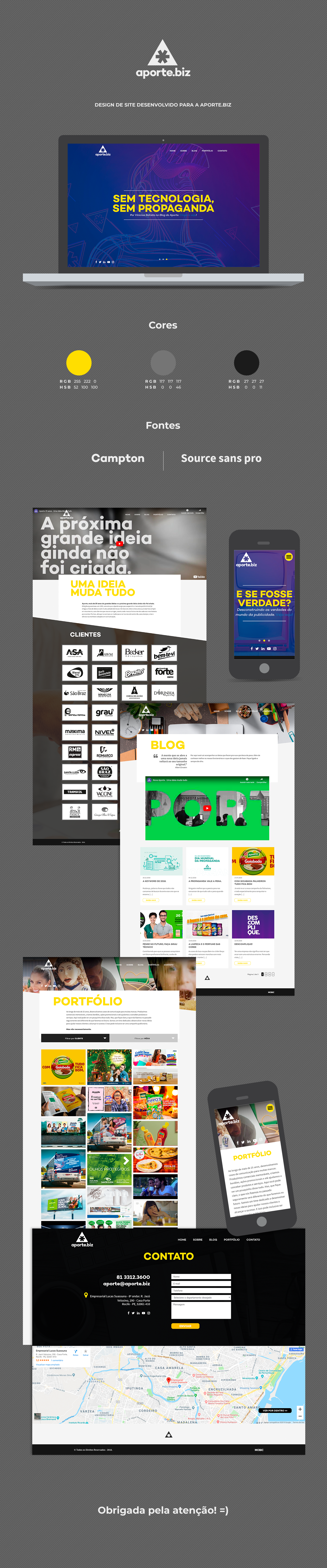 site Webdesign Layout design gráfico agencia