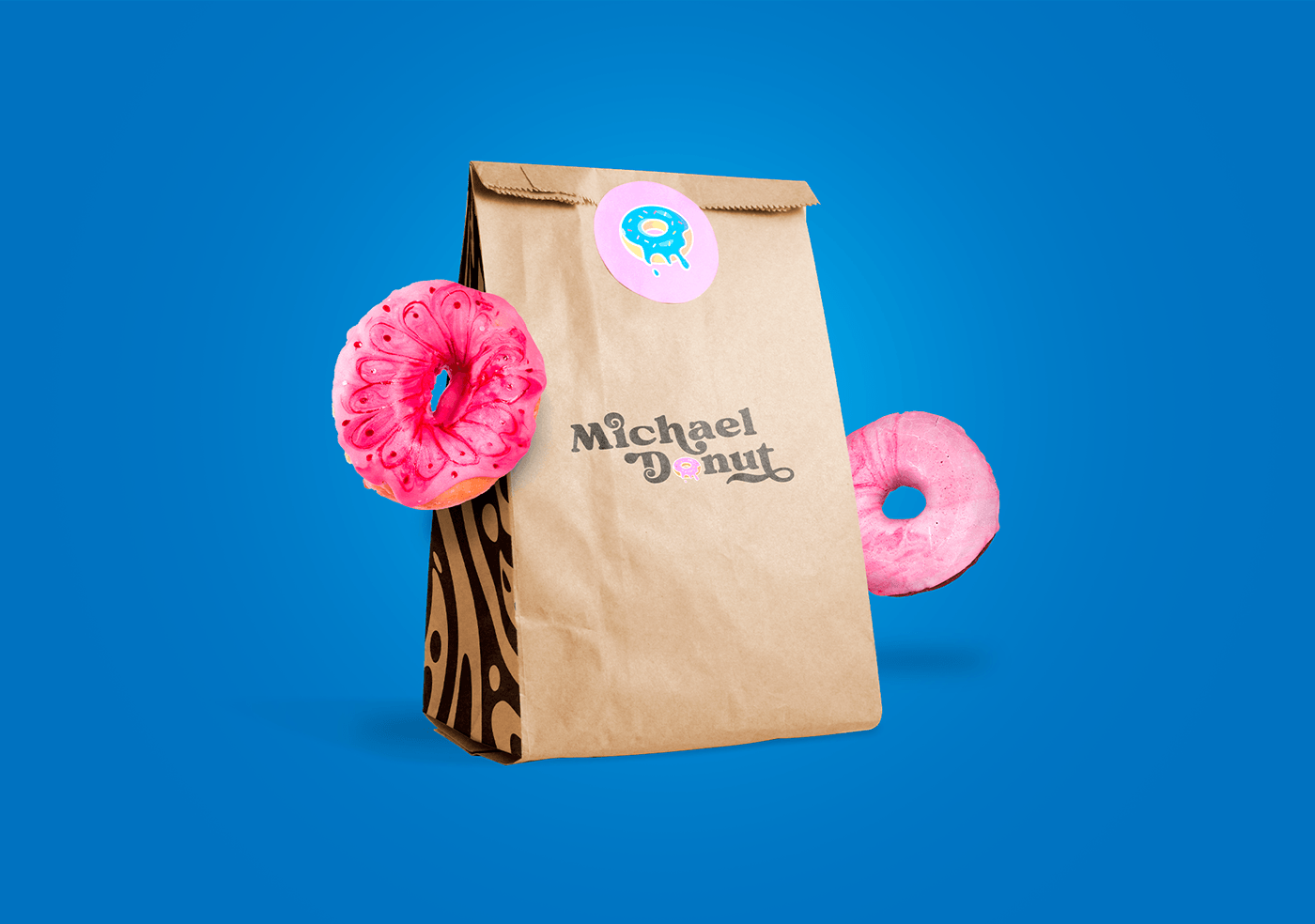 branding  logo Logo Design Logotype visual identity bakery donut Coffee Packaging Brand Design
