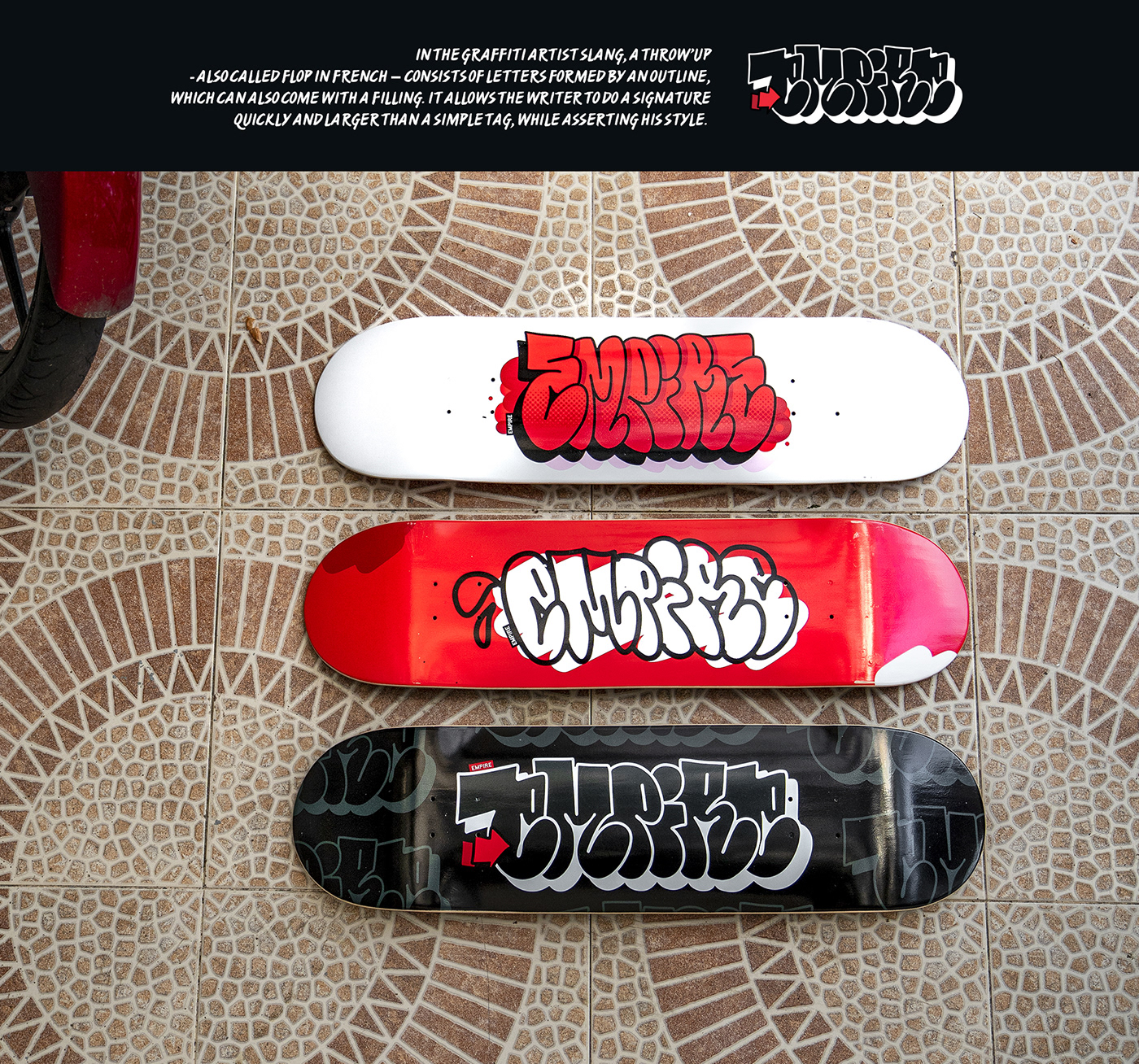skateboard skate apparel Graffiti throwup flop hoodie Collection skateboarding Empire