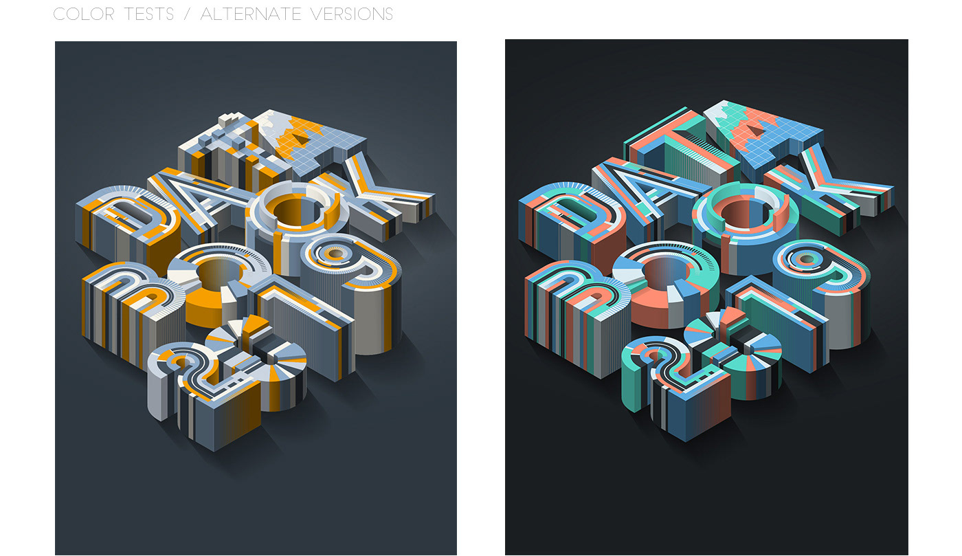 cover Isometric 3D Data type lettering statistics magazine real estate stats
