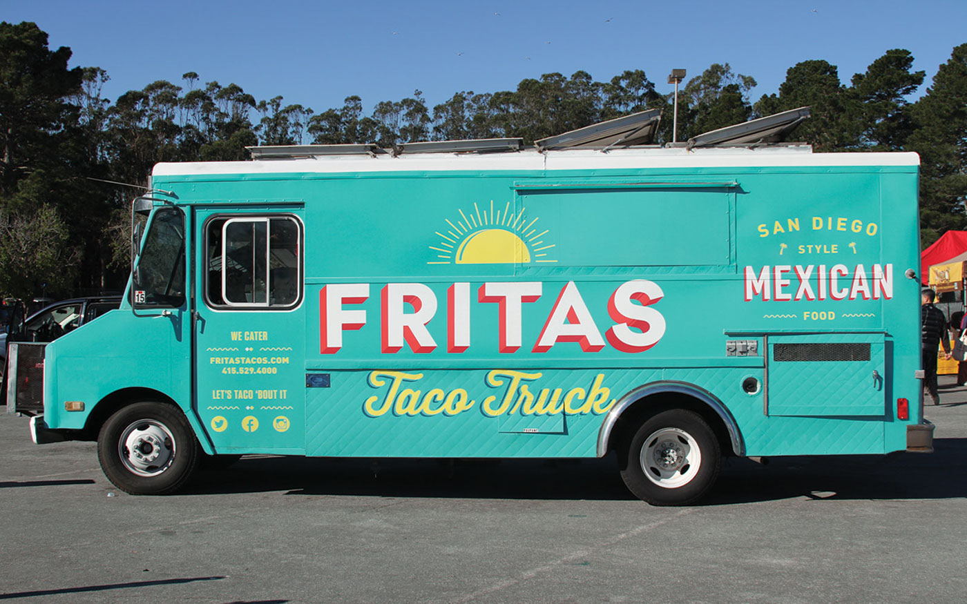 taco truck branding  Food truck Mexican Food icons