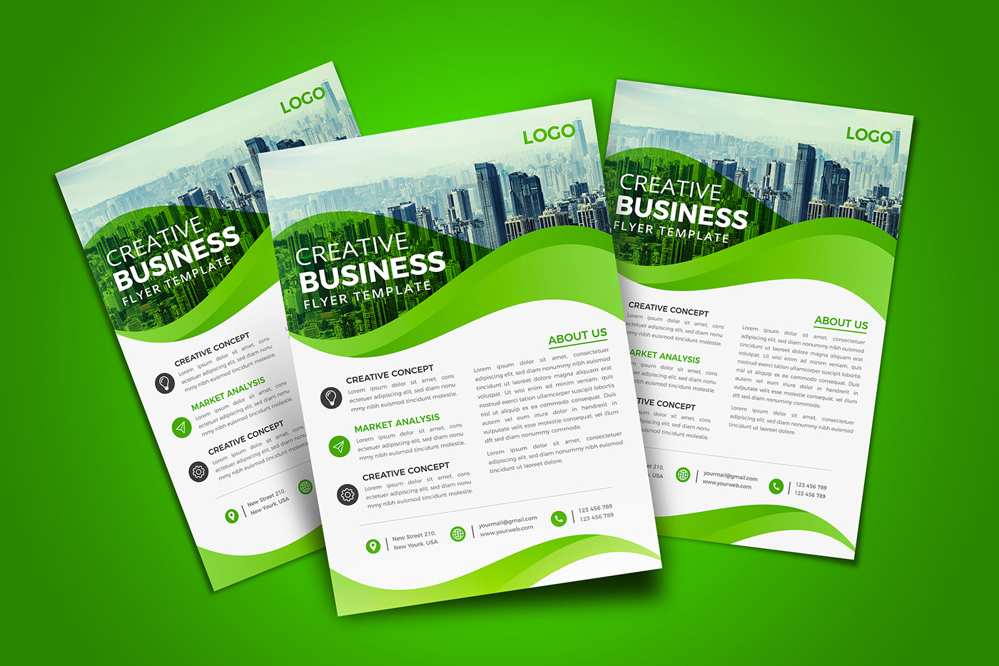 This is a Creative Business flyer template to announce special events and for direct marketing
