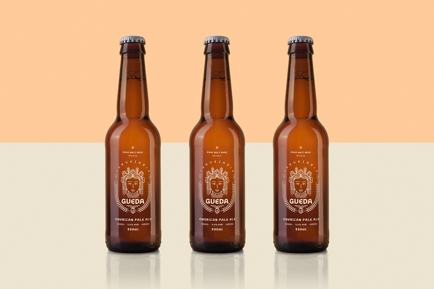beer Packaging goddess american pale ale Cerveja Label design grid brewing são paulo
