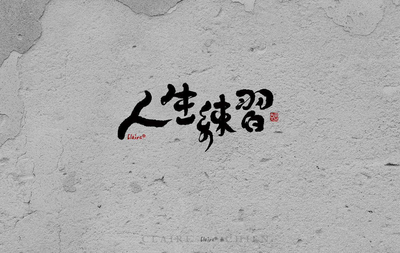 brush handwriting logo taiwan type logo 台灣 手寫字 書法 calligraphy 中文