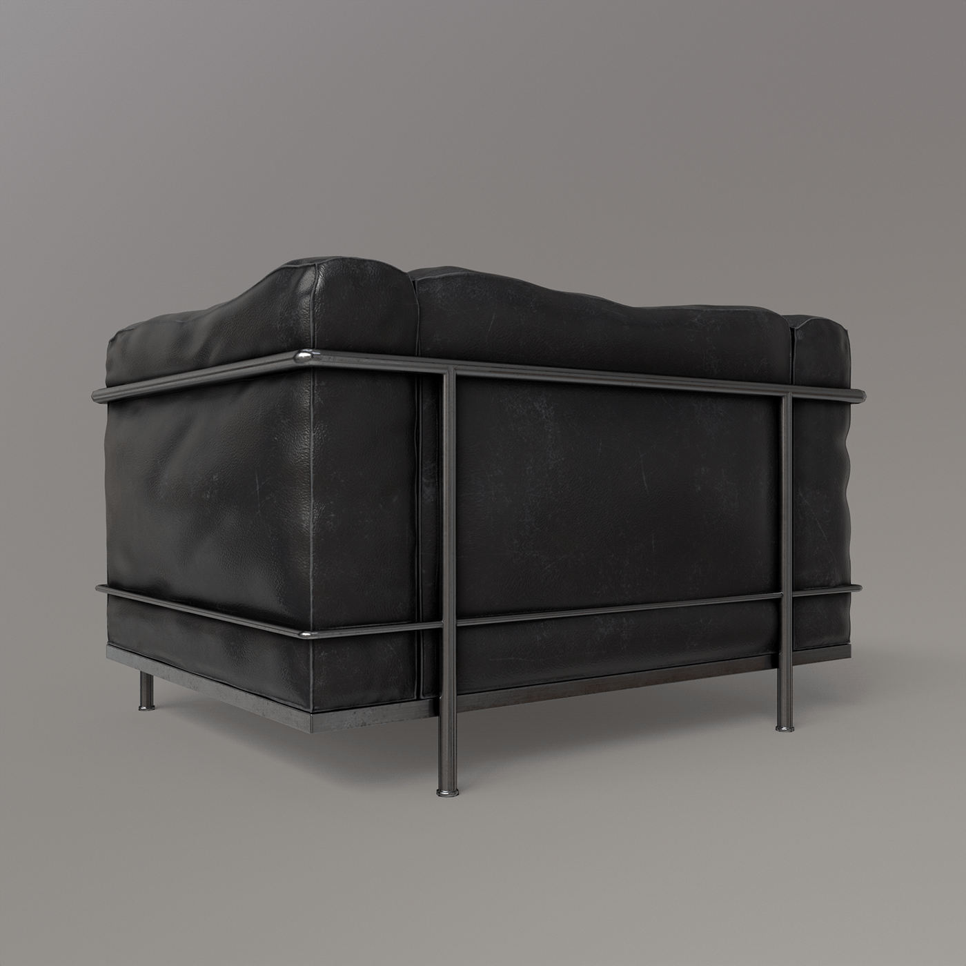 Cassina LC3 3ds max furniture modeling Substance Painter Zbrush