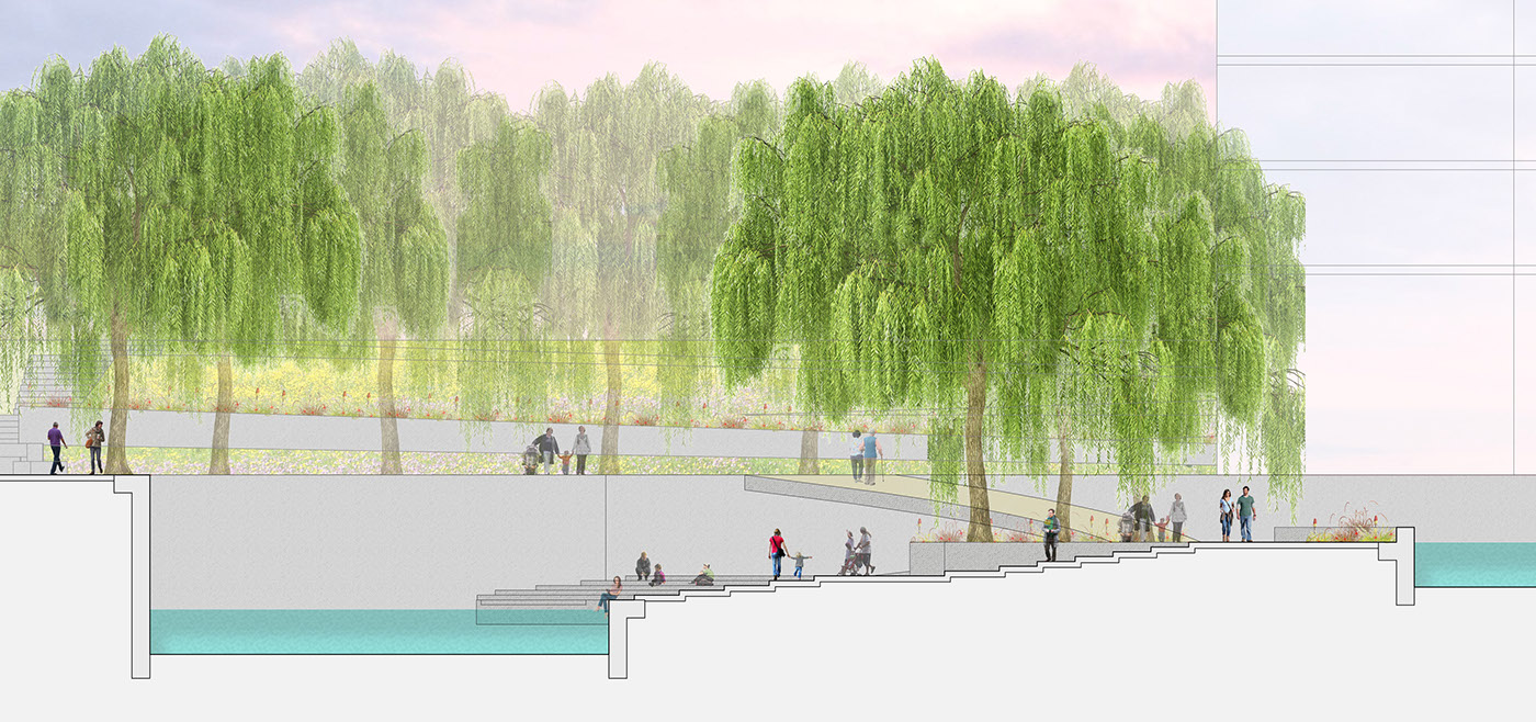 Otley Wharfemeadows Park Urban Design Landscape Architecture 