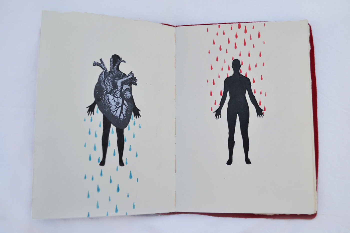 art book book drawings emotion heart