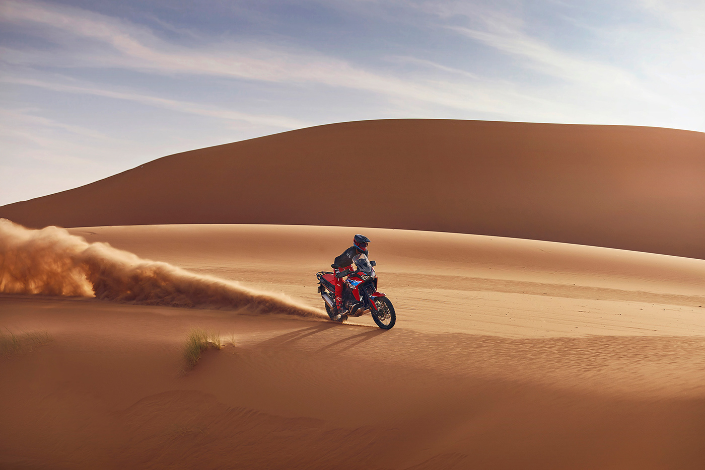 Honda Maroc adventure Bike mobility Trial motorcycle Advertising  Social media post Africatwin