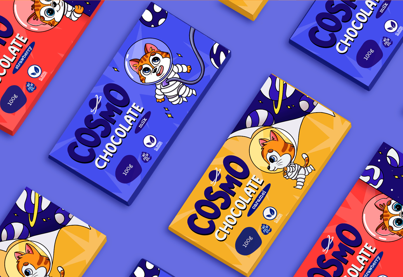 lettering chocolate chocolate packaging Packaging Cat cartoon character cartoon packaging design cat character children illustration