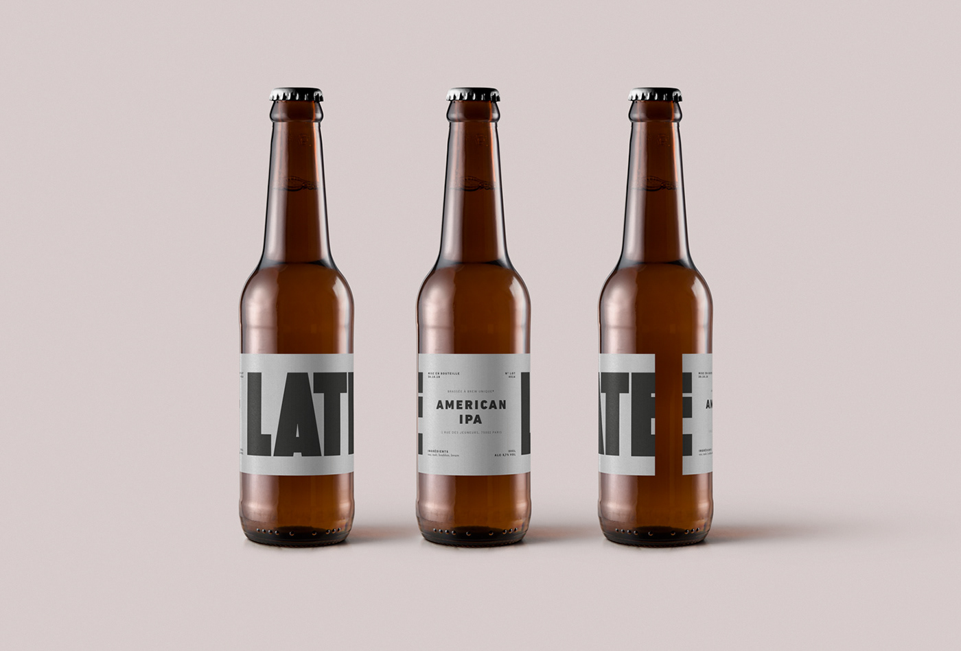 graphic design  graphisme Typographie direction artistique art direction  beer typography   design Label graphic