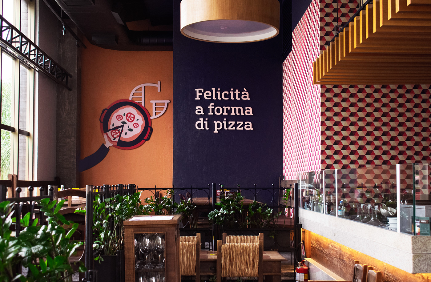 Branding design food branding Italy pizza restaurant pizzaria pizzeria Restaurant Branding visual identity