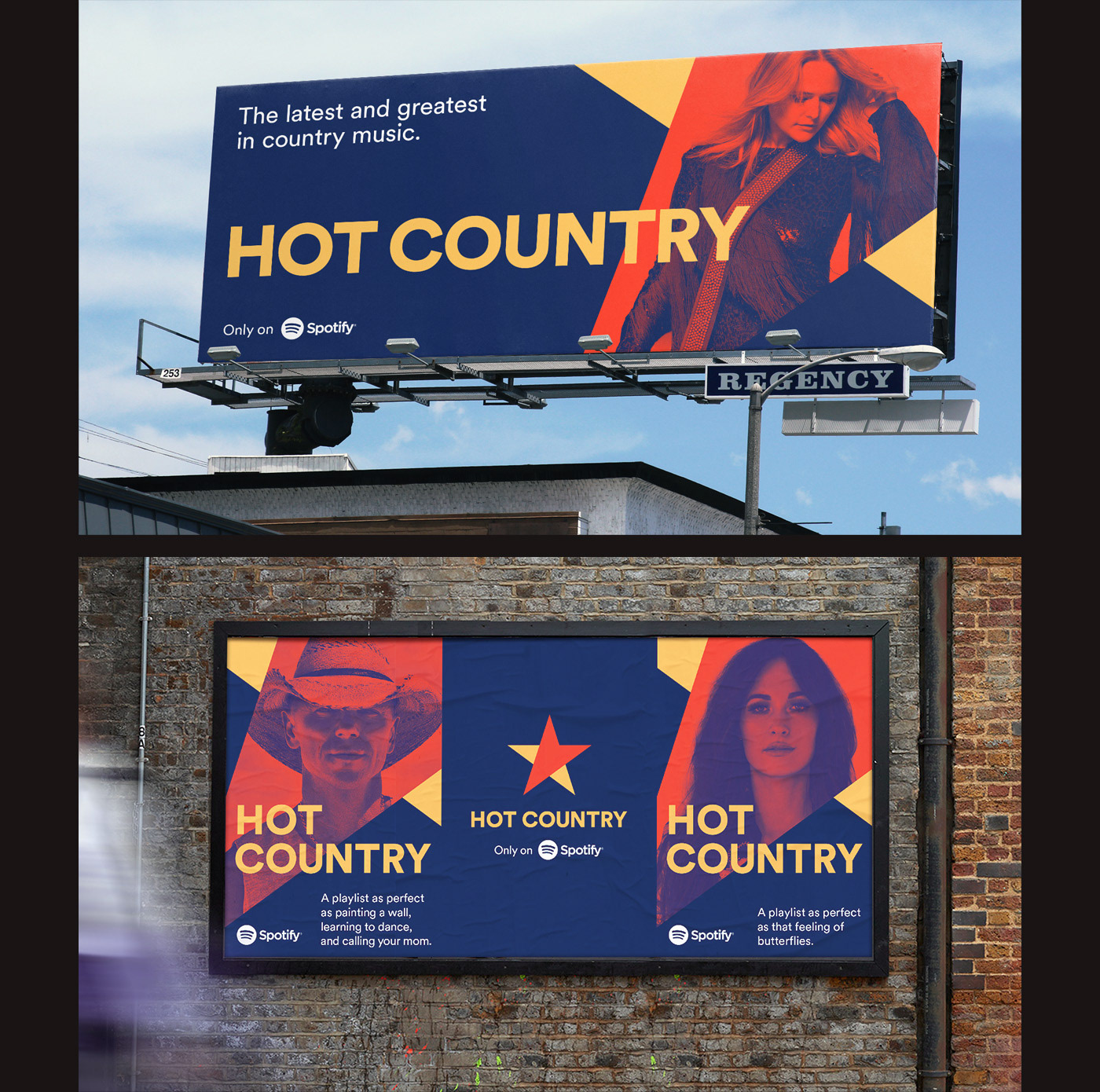 spotify branding  rasill country playlist music Hot Country