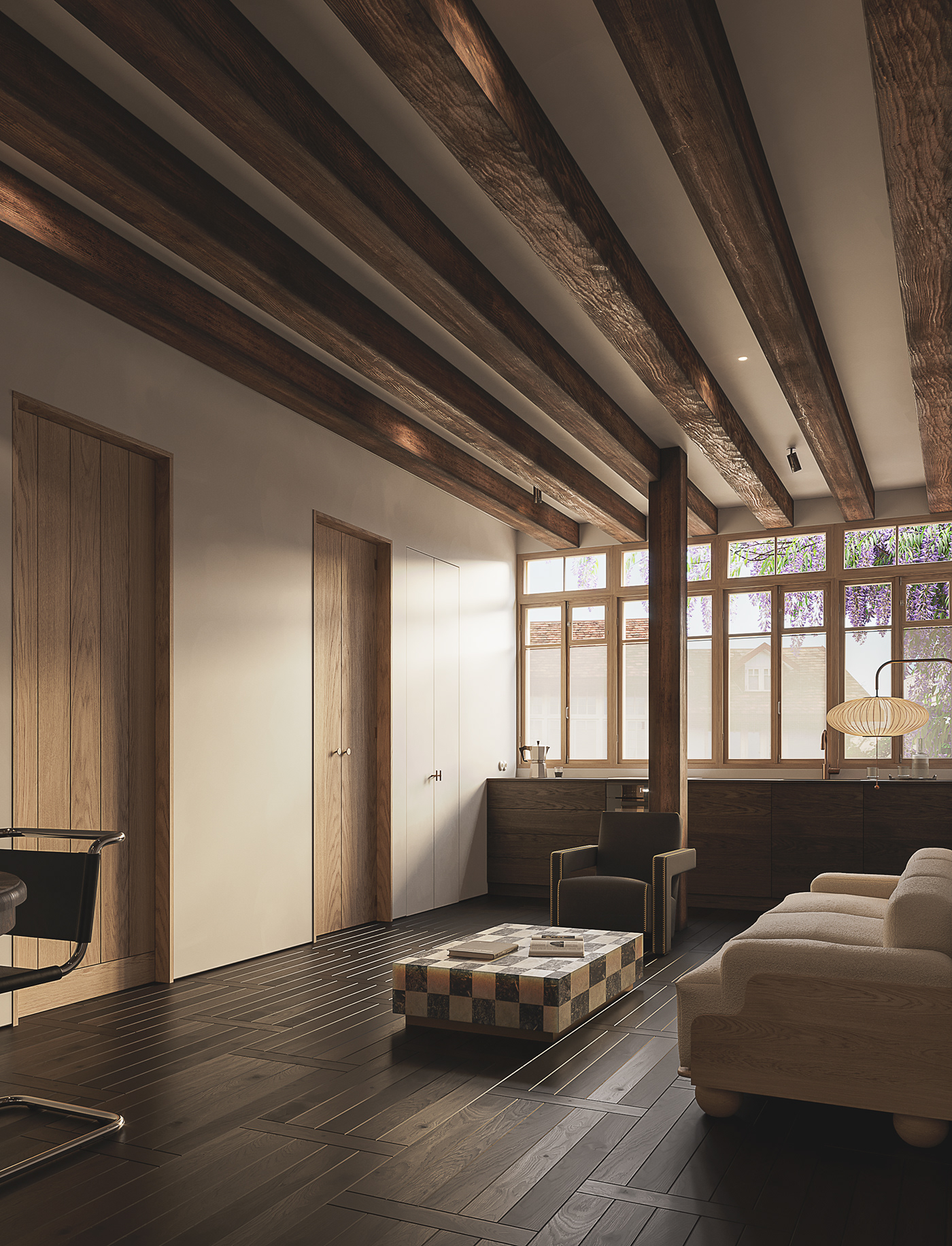 Interior 3ds max visualization Render interior design  CGI archviz architecture corona apartment