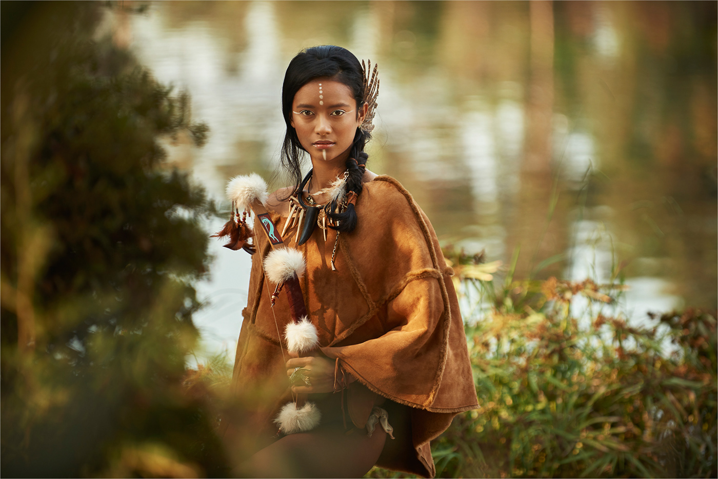 native american environmental portraits cinematic Native high end retouching Commercial Retouching Creative Retouching retouching 