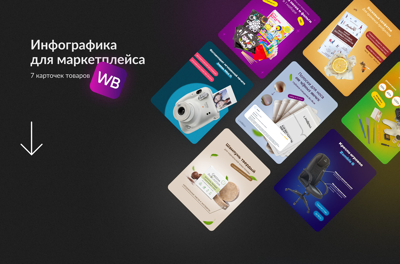 Дизайн карточек для маркетплейсов москва