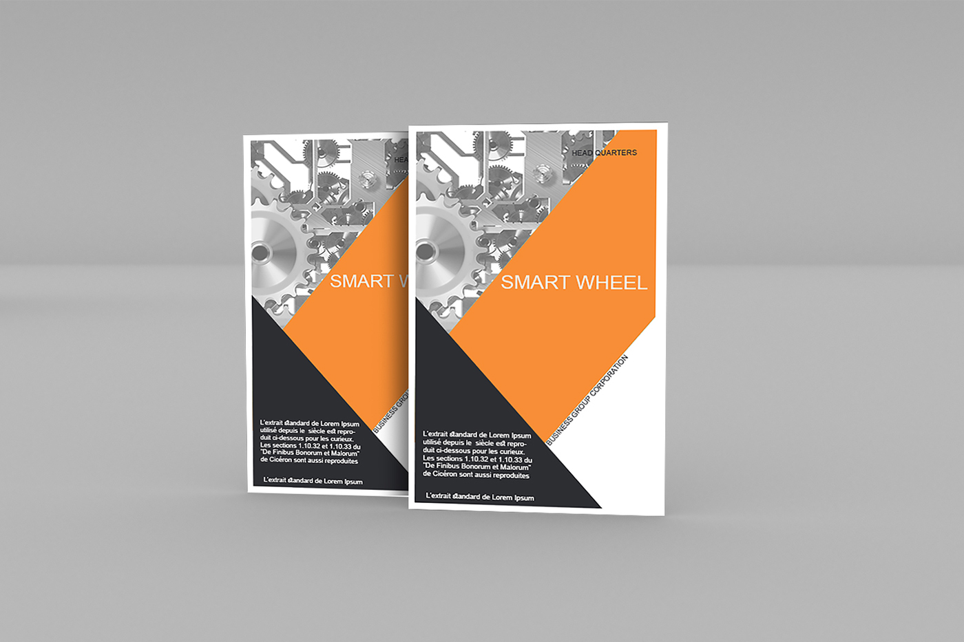 a4 Advertising  brochure business city clean color company design flyer mockup