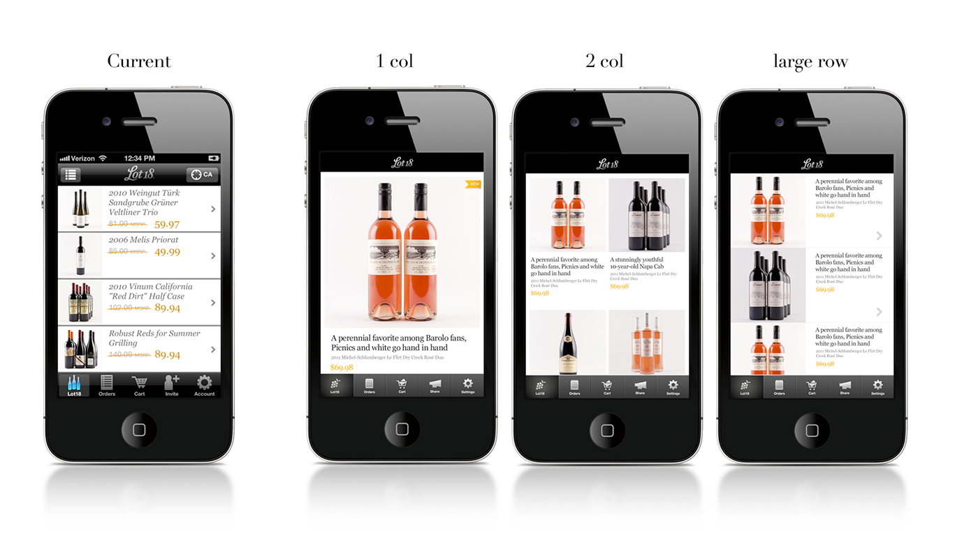 Mobile app ios6 iPad iOS5 wireframe design process app inspire mobile iphone