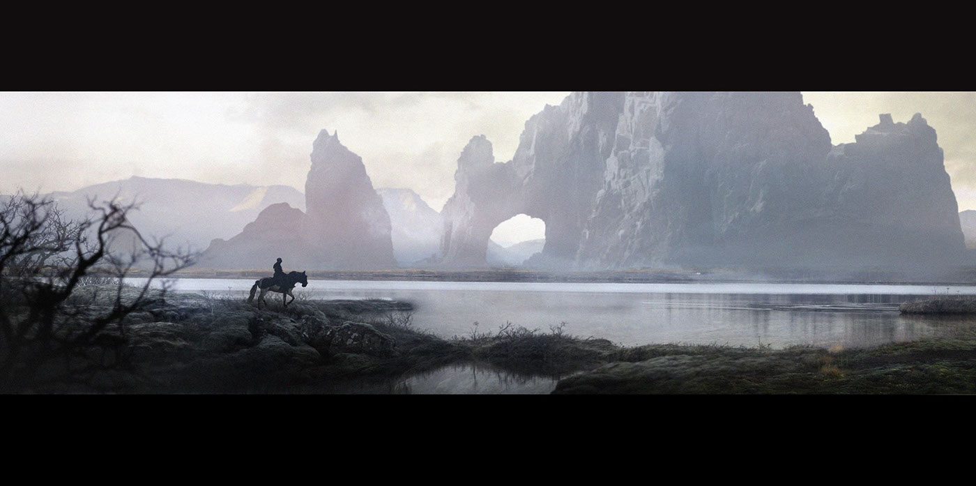 concept art Matte Painting game concept game design  digital painting fantasy art Drawing 