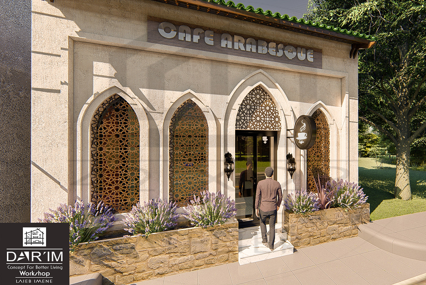 boutique Cafe design cafeshop cafeteria Marocain oriental shop