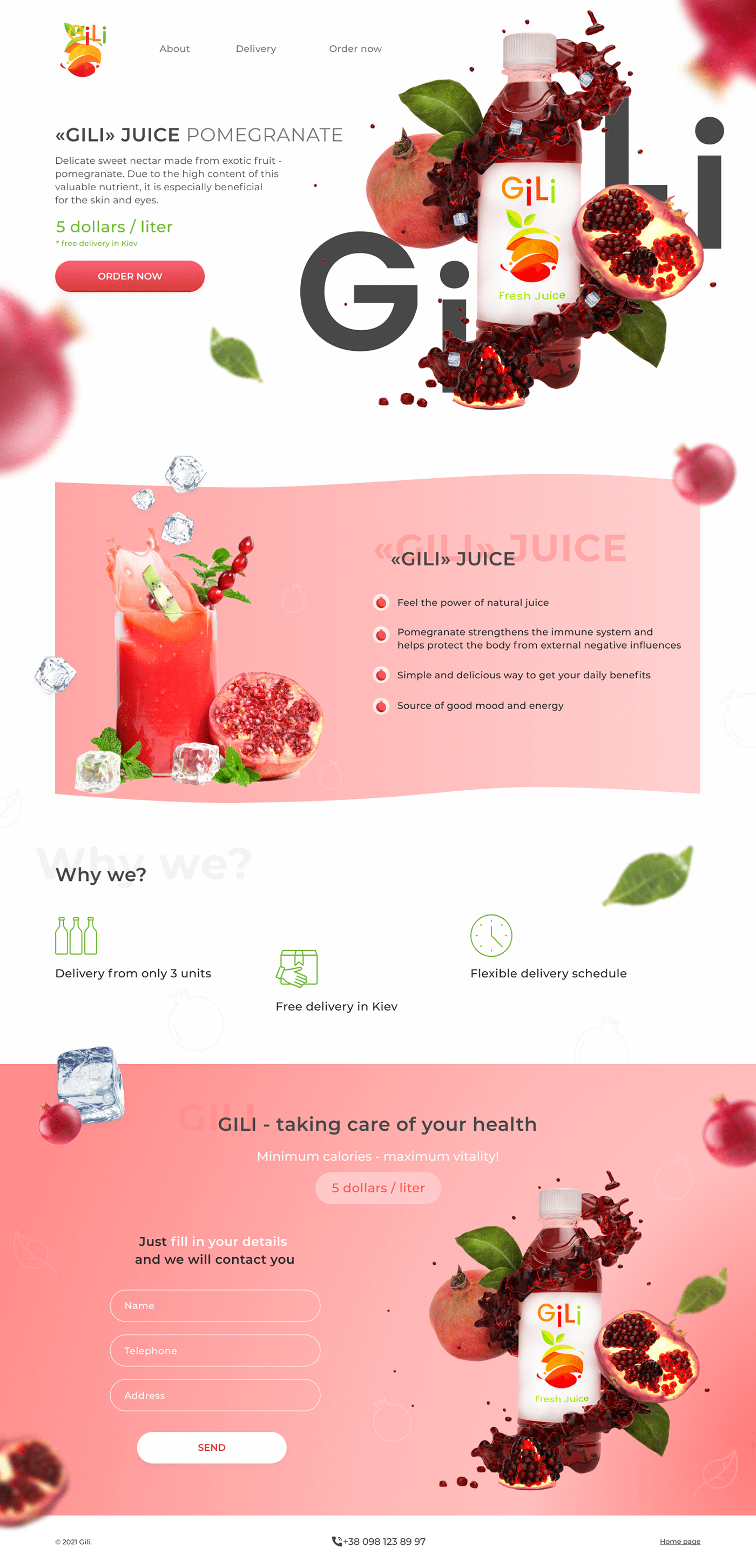 design juice landing page logo UI ux Web Design  Website