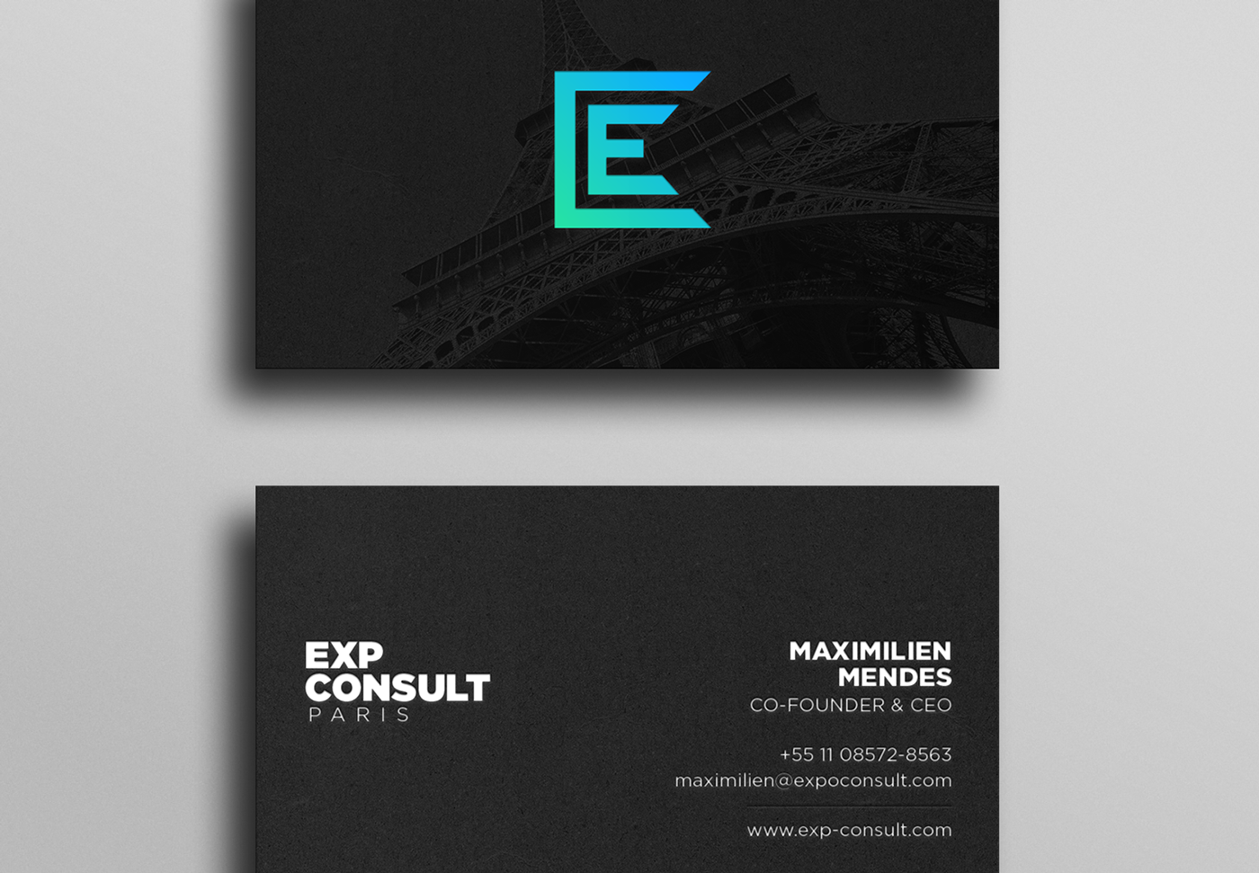 Logotipo Logo Design agency brand business card concept Christian Vizcarra Technology innovation logo france London