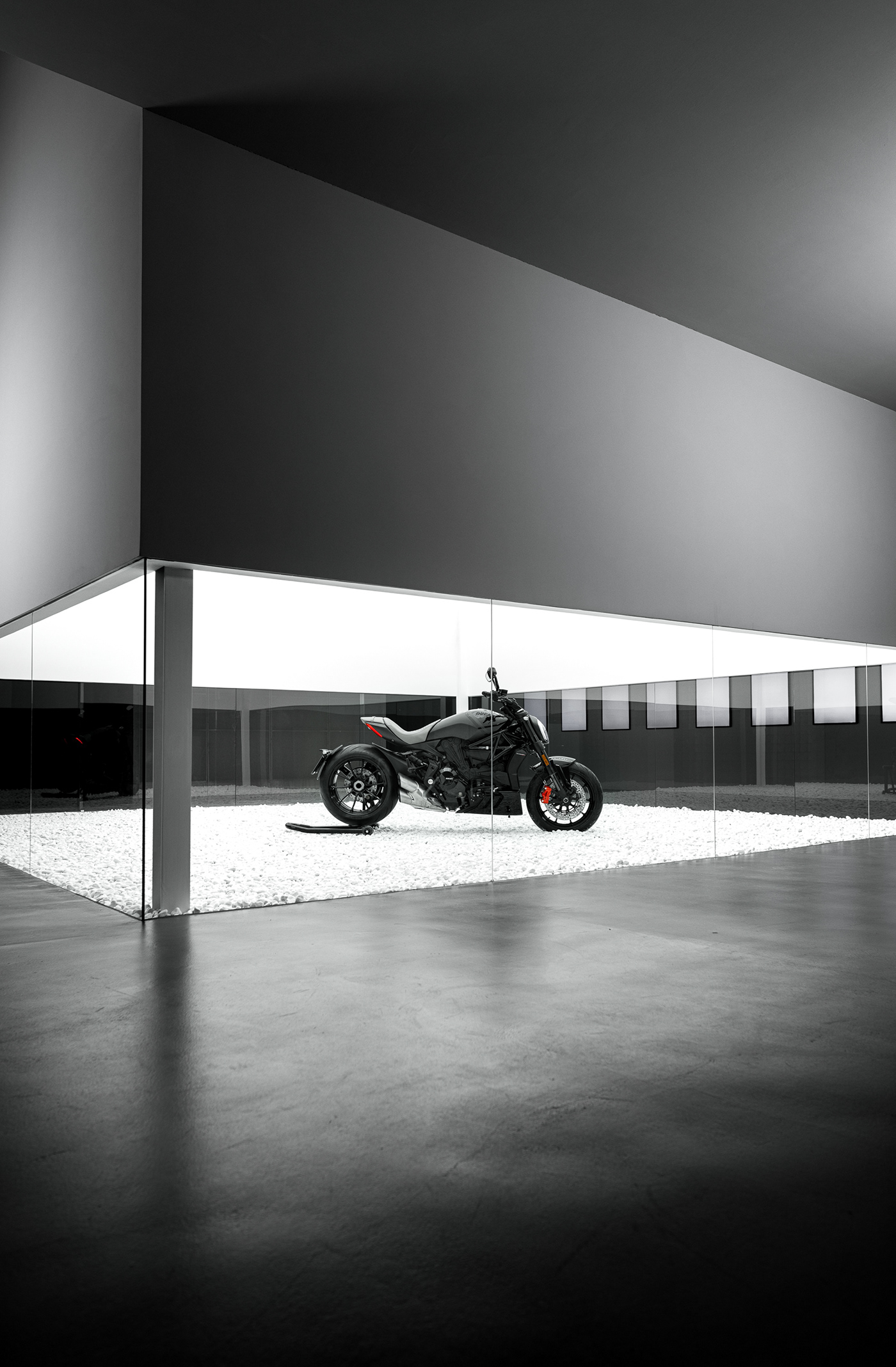 Advertising  campaign design diavel Ducati Frau motorbike motorcycle xdiavel