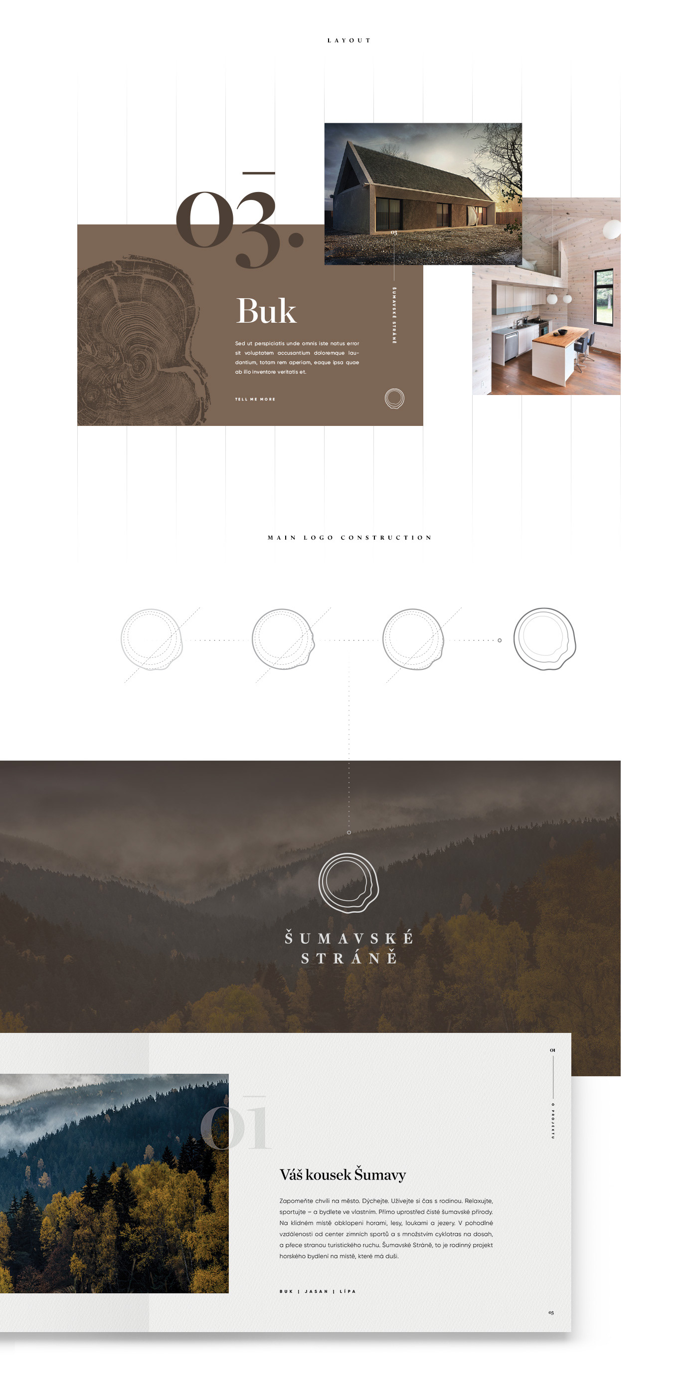 ux/ui Webdesign branding  motion art direction  graphic design  Corporate Identity Nature sumava Forests
