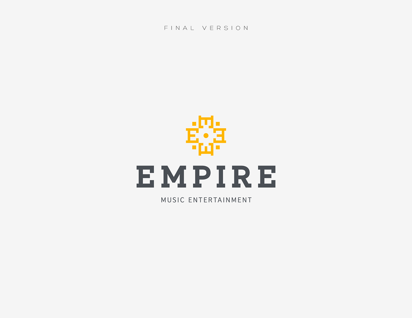 Empire logo identity Logotype Entertainment Event management