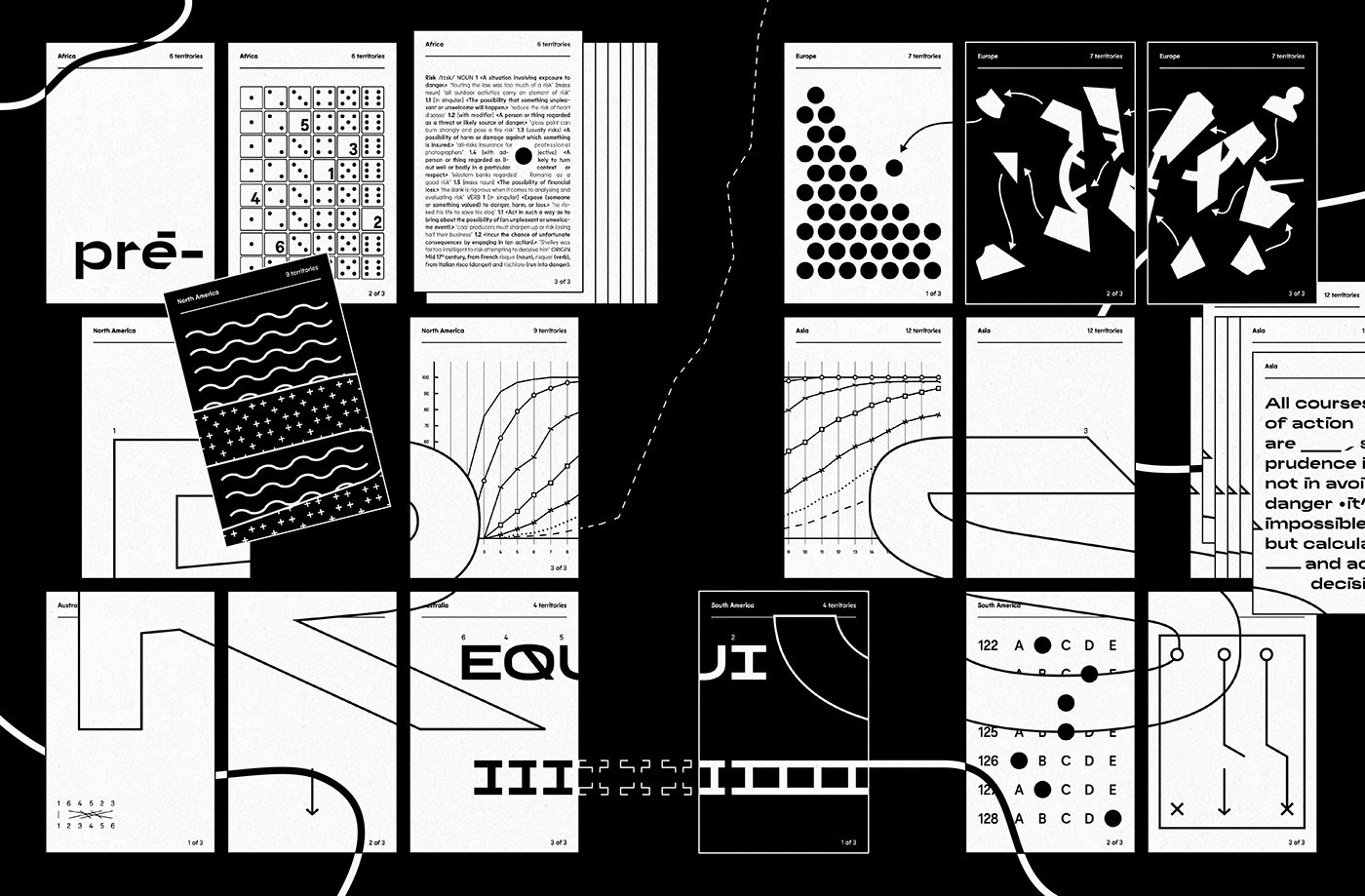 augmented reality Design Graphic Black&white magazine installation animation 