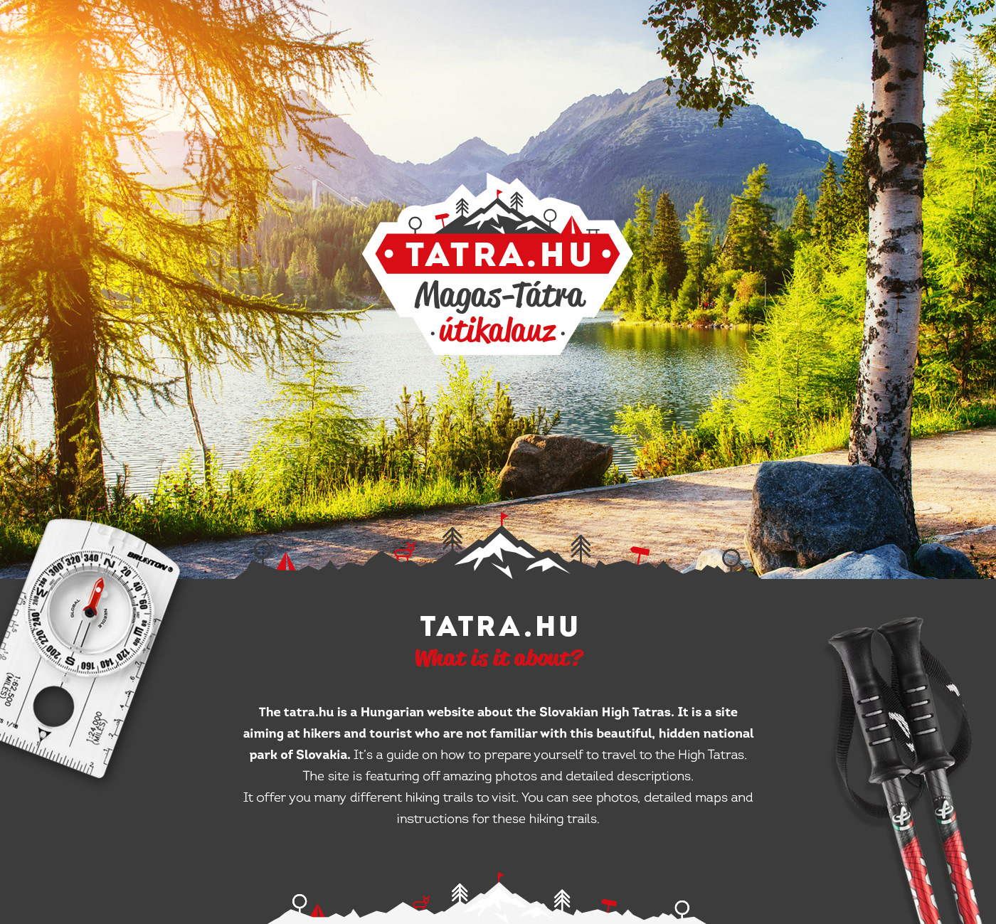 branding  high tatras hiking mountains Nature slovakia trail trekking Web Design  Website