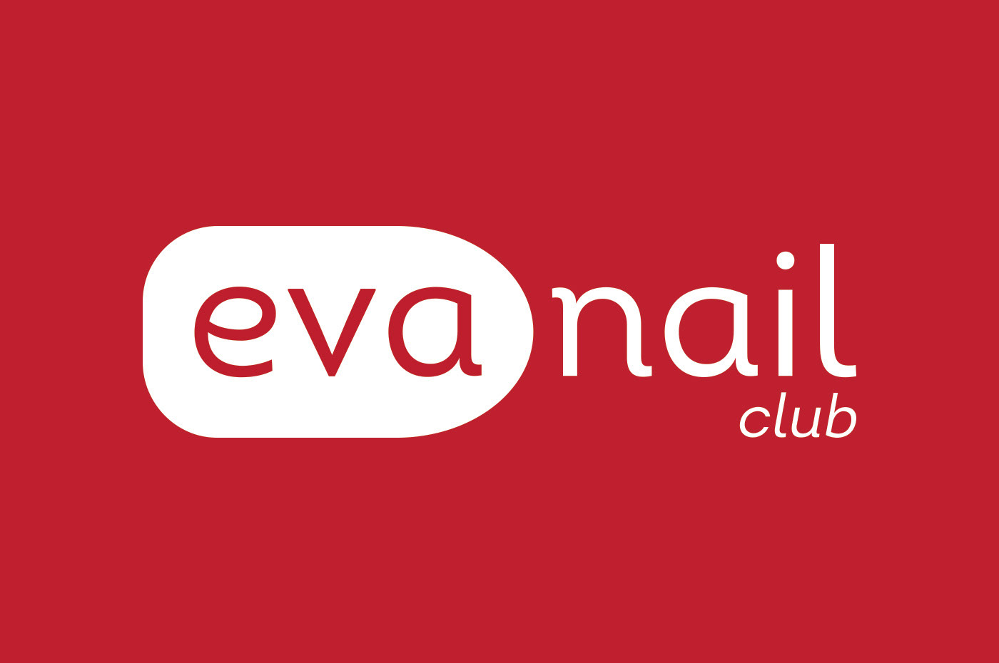 branding  Eva Nail Club folder marca papelaria promocional Sinalização