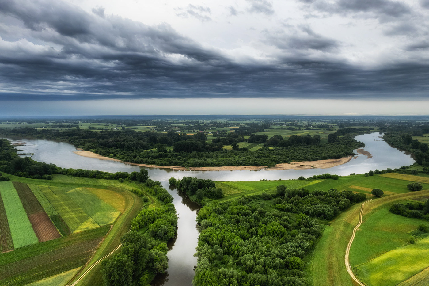 Aerial Photography DJI drone Landscape Nature nida Photography  poland river Travel