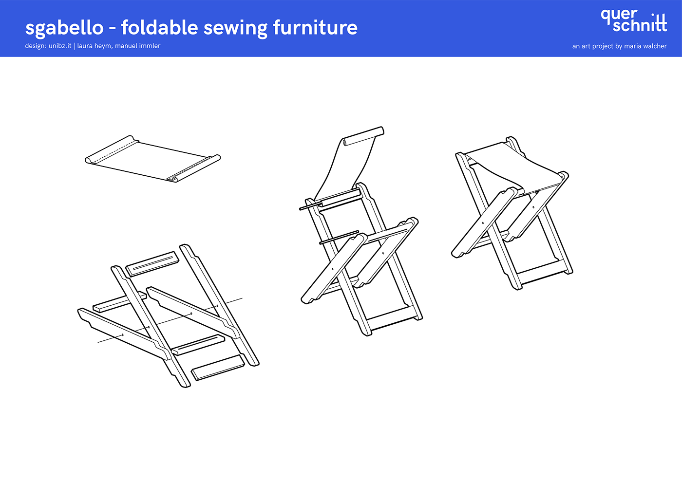 furniture Refugees open source Foldable social design eco design