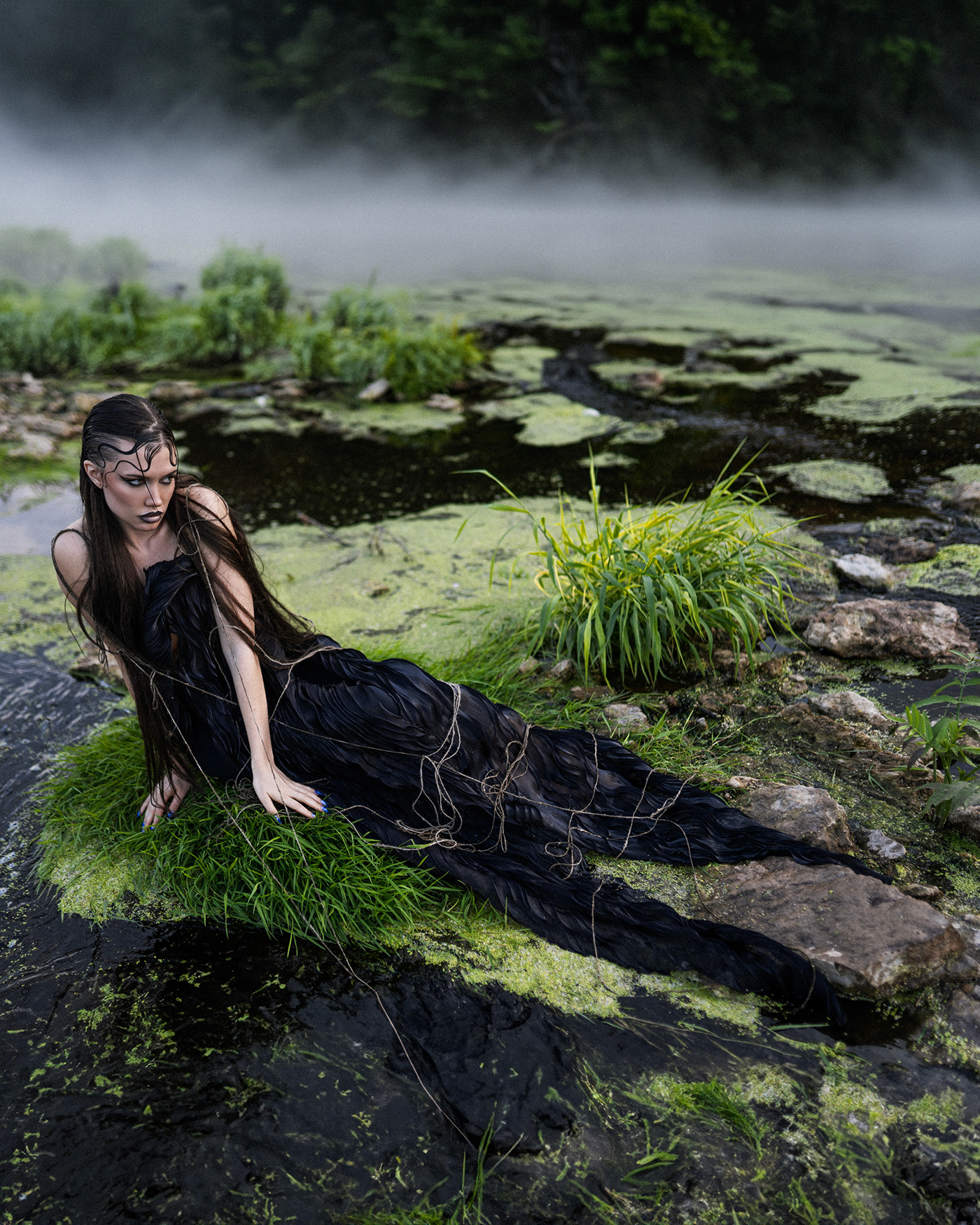fantsy art fantasy mermaid photoshoot beauty Photography  Nature Landscape photographer model