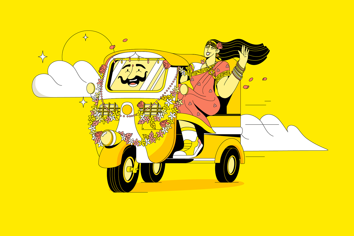 Airlines scoot singapore airplane passengers travelers illustrations campaign Advertising  visual identity