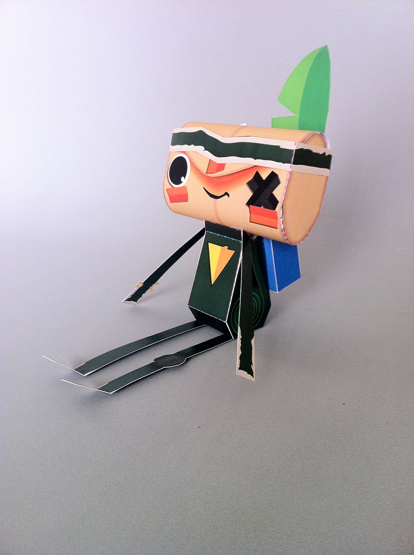 tearaway paper toys on Behance