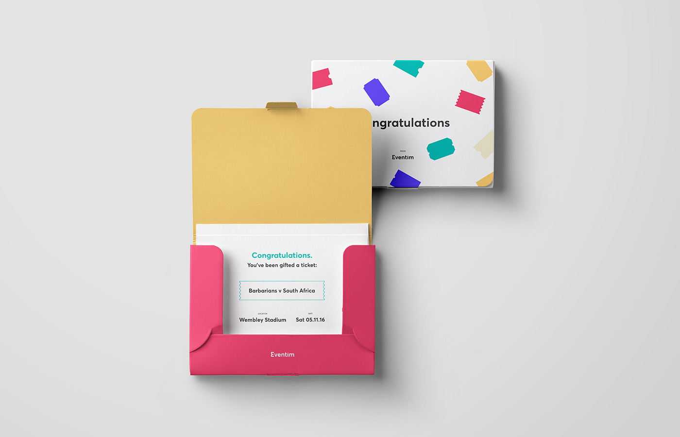design logo fresh Event ticket pitch Colourful  brand vector flat