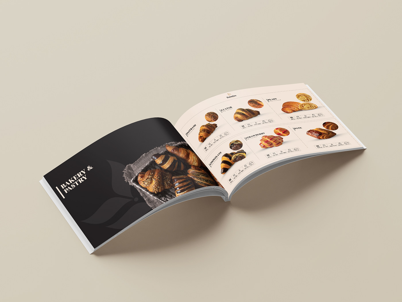 brochure brochure design catalog Creative Design magazine pastry productcatalog template