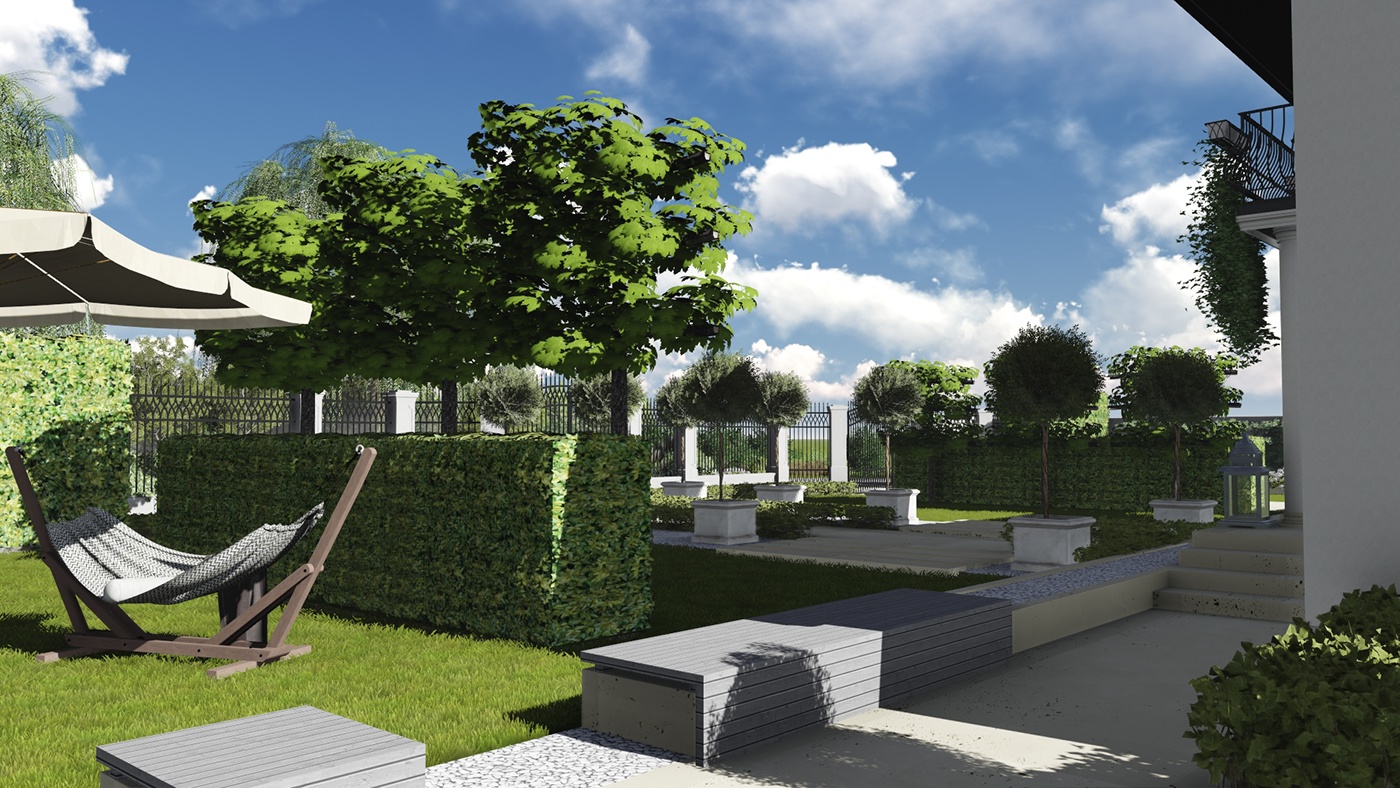 projekt ogrodu garden design designer zespol architektoniczny KOKON