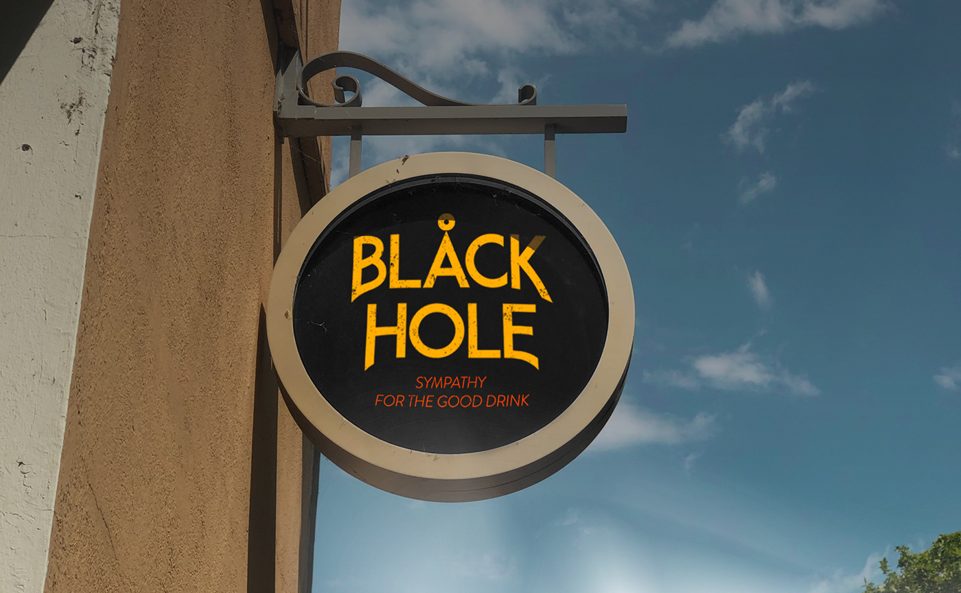 bar black hole brand Hard Rock HARD ROCK CAFE identity lyon metal punk rock