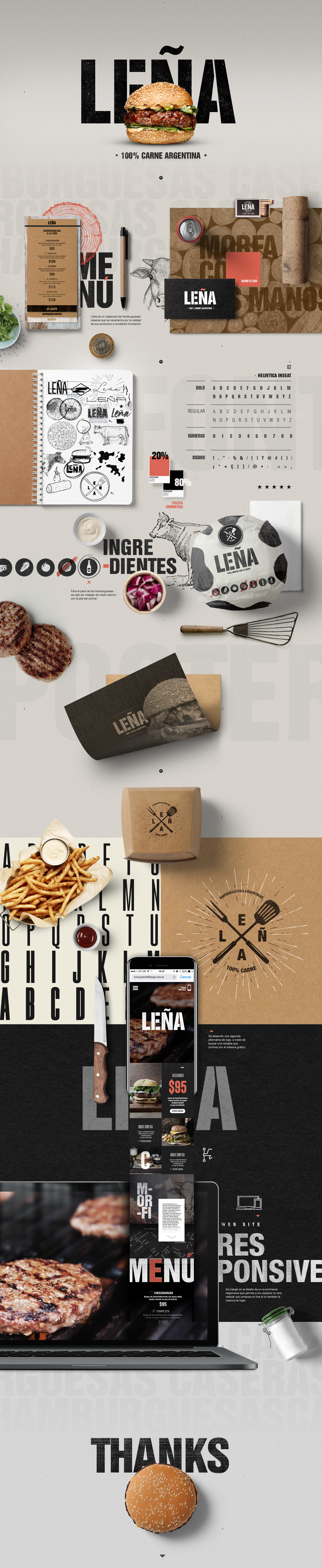 burger grill branding  Lena fuego fire Food  meat Pack graphicdesign