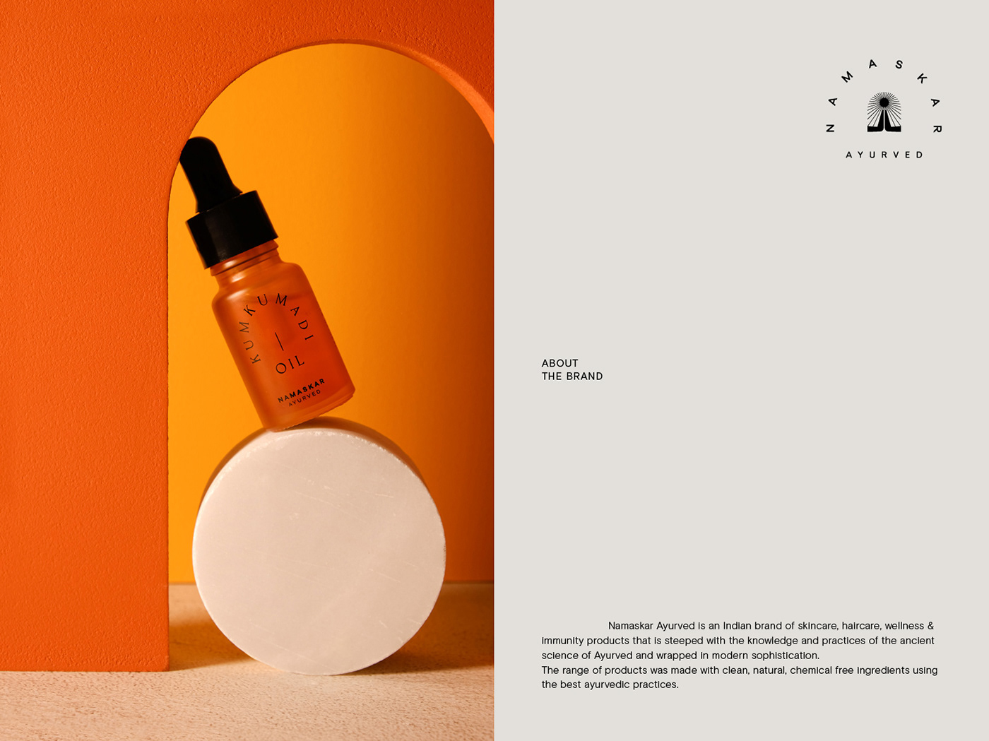 ayurved   branding  cosmetics identity India label design Packaging shooting skin care type