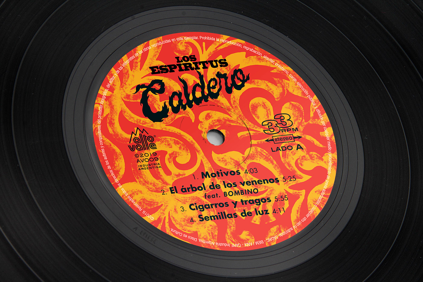 album art argentina caldero cd Latin los espíritus LP psychedelia record cover vinyl