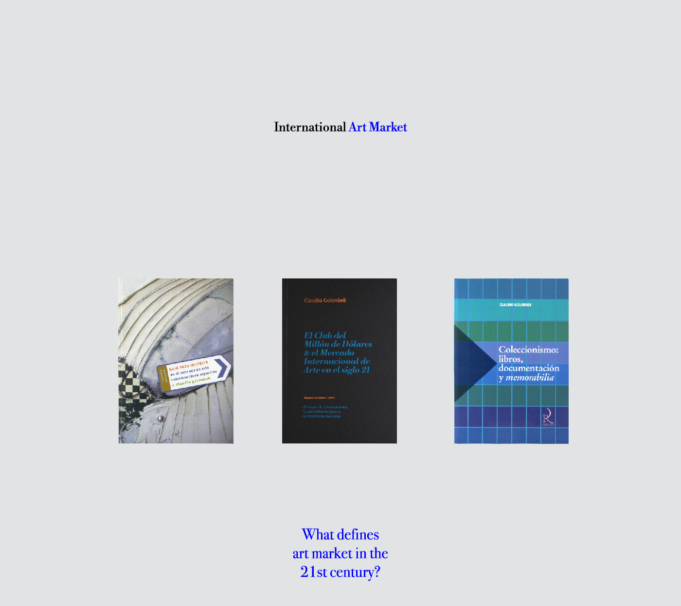 Diseño web Paginas web autor libro venta de libro arte arte contemporaneo artist Inversiones mercado de arte