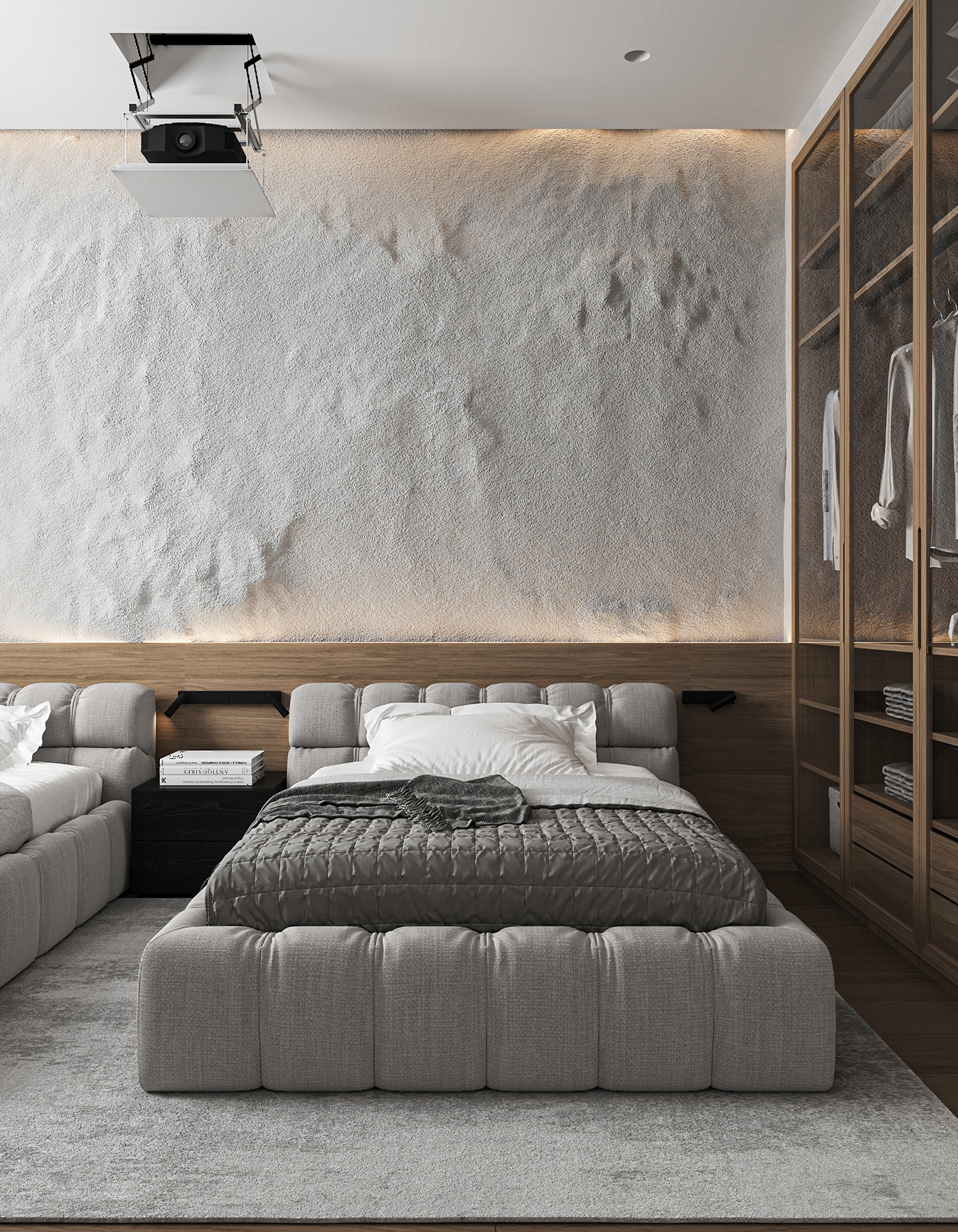 interior design  archviz CGI visualization architecture bedroom design corona 3ds max modern bdroom