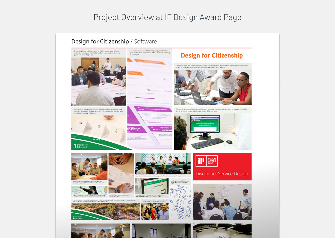 awarded design if design award product design  Prototyping public sector ui design Usability user testing UX design